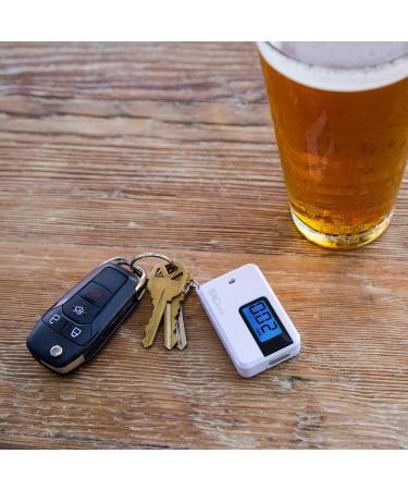BACtrack Go Keychain Breathalyzer (White) - Portable Alcohol Tester - Buy Online on GoSupps.com