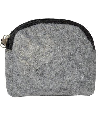 Wall exchange - felt - gray - dark gray - wallet/wallet - adults & children - money - child benefit pocket - money pocket - child benefit - girl young .. without names