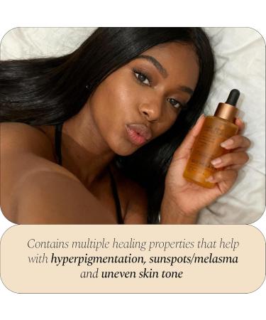 Glo Melanin Dark Spot Remover for Face - Dark Spot Corrector Serum with Vitamin C - Reduces Discoloration and Hyperpigmentation - Buy Online on GoSupps.com