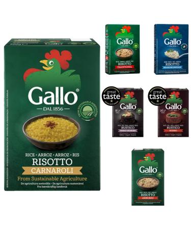 Gallo Dal Risotto Pick N Mix - Create Custom Dal Combo with 5+ Flavours | Arborio Carnaroli Nero Venere Rosso Selezione Speciale | Pack of 5 (500g each) Perfect Dal Gift Set for Dal Lovers