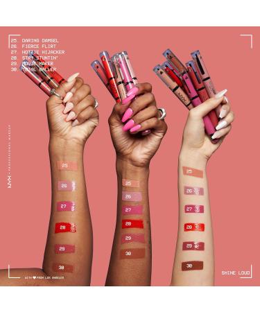 NYX Lip Gloss - High Pigment, Long Lasting, No Transfer Shine (Movie Maker) - Buy Online on GoSupps.com