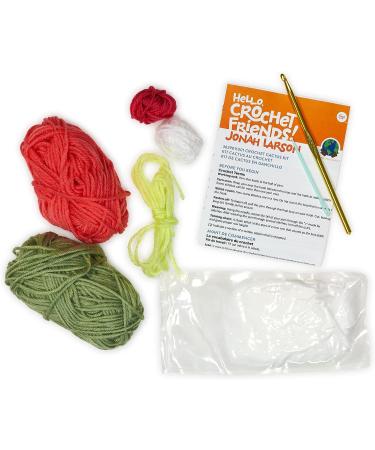 Boye Jonah's Hands Beginners Crochet Cactus Kit - 8 pcs, Multicolor - Buy Online on GoSupps.com