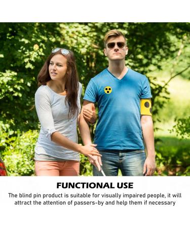 Blind Badge Armband Set - 4 Pieces for Visually Impaired | Perfect Gift for Assistance & Accessibility - Buy Online on GoSupps.com