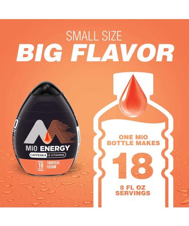 MiO Energy Tropical Fusion Liquid Water Enhancer - 1.62 fl. oz. Bottle - Buy Online on GoSupps.com