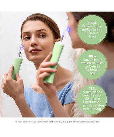 Foreo Espada 2 Plus LED Skin Care Device - Targeted Treatment for Impurities Scars & Stains - FDA Approved - Medical Silicone - Pistachio - Buy Online on GoSupps.com