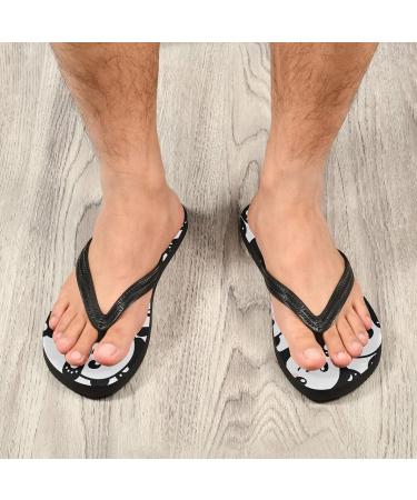 Mnsruu Cute Panda Flip Flops - Pink Medium | Stylish & Comfortable Women's Footwear for Summer - Buy Online on GoSupps.com