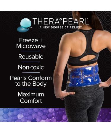 TheraPearl Color Changing Hot Cold Back Wrap with Gel Beads - Flexible Relief for Lower Back Pain and Injuries - Buy Online on GoSupps.com