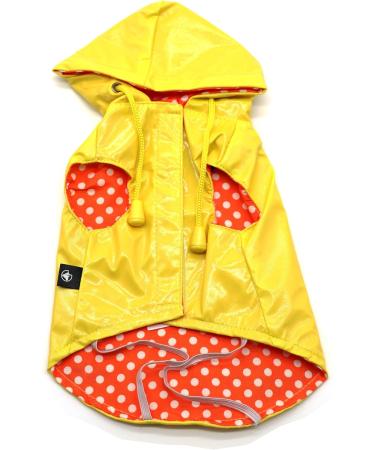 Shop Croci C7274473 Lemon Raincoat - Durable 35 cm Raindrop Design for Dogs - International Shipping Available - Buy Online on GoSupps.com
