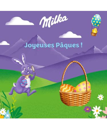 Milka - Small Easter Chocolate Eggs - Flavor: Hazelnut Milk Chocolate - Alpine Milk - 100% Sustainable Cocoa - 1 - Buy Online on GoSupps.com