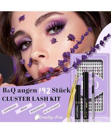 Eyelash Extensions Set B03+B - DIY Lash Extension Kit with 192 PCs Adhesive & Remover for Beginners - Buy Online on GoSupps.com