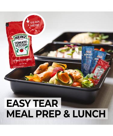 Grab-n-Go Condiment Packs - 100 Single Serve Ketchup & Mustard Packets for Picnics, BBQs, Travel & Parties - Buy Online on GoSupps.com