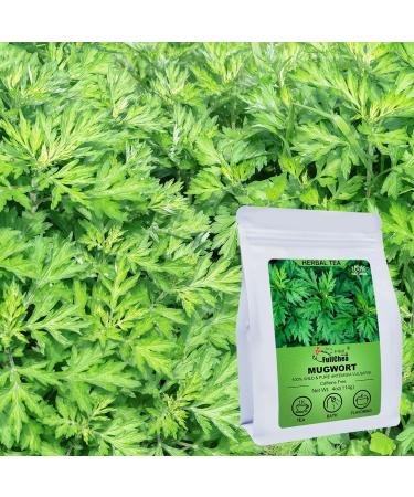 FullChea 100% Pure Natural Dried Mugwort Herb Loose Leaf Tea - 4oz/114g - Superior Quality, Sulfur-Free, Non-GMO, Caffeine-Free - Promotes Lucid Dreaming - Buy Online on GoSupps.com