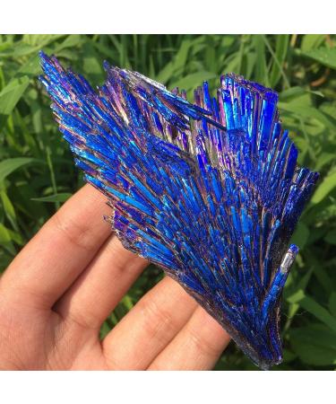 Home Decoration Natural Crystal 1 Piece of 30g Quartz Crystal Rainbow Titanium Cluster SpecimenPower Stone Crystal - Buy Online on GoSupps.com