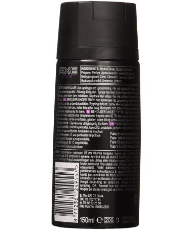 AXE Body Spray Deodorant Anti-Antiperspirant - Excite (3 x 150 ml / 5.07 oz) - International Shipping Available - Buy Online on GoSupps.com