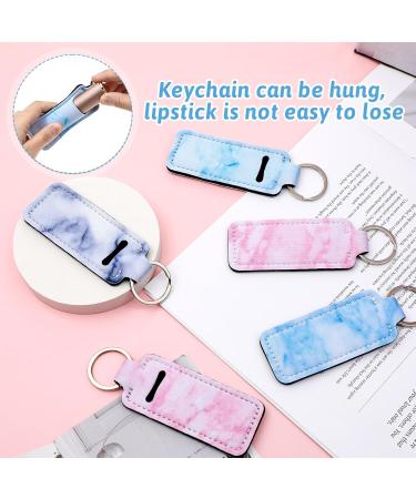 Prasacco 6-Piece Chapstick Holder Keychain Set | Colorful Lip Balm Holders & Travel Accessories for Women - Buy Online on GoSupps.com