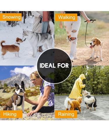 Zweitea Dog Shoes for Small Dogs - Breathable Slip-Resistant Reflective Boots for Chihuahua - Durable Paw Protection in Orange - Ideal for All Outdoor Adventures - Buy Online on GoSupps.com