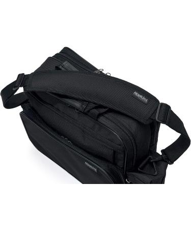 Hopkins Medical Products Home Health Shoulder Bag | Waterproof Exterior | Large Storage Compartments | Adjustable Strap | 14x11.5x8 Inches | Black - Buy Online on GoSupps.com