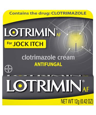 Lotrimin AF Jock Itch Antifungal Cream 0.42 oz 0.42 Ounce (Pack of 1)