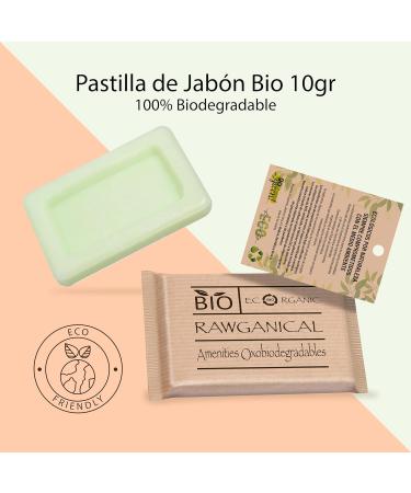  MAXIMA AMENITIES 300 Organic Soap Tablets 10g Rectangular | Eco-Bio Amenities Hotel Soap Tablets | 100% Biodegradable Soap - Buy Online on GoSupps.com