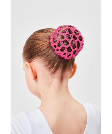 Buy Clara Ballet Duttnetz - Pink Dance Pattern with Rubber Band for Kids | Perfect Hold 1 Pack - Buy Online on GoSupps.com