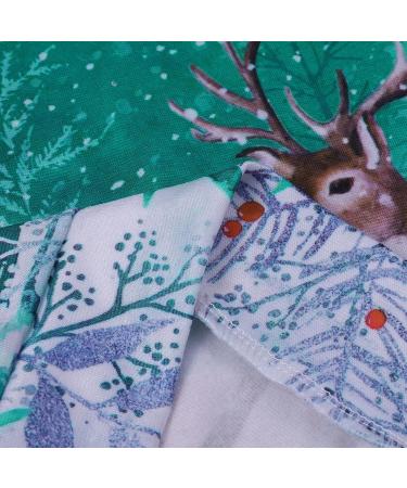 Angxiwan Christmas Women's Long Sleeve Xmas Printed Top - Green XX-Large - Buy Online on GoSupps.com