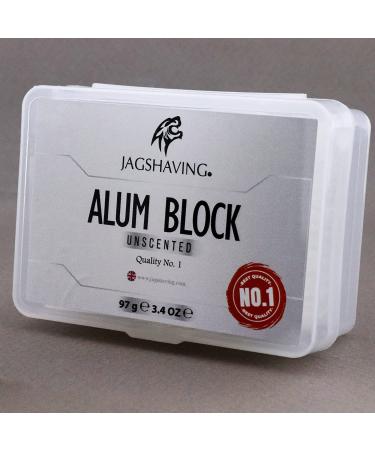 Natural Alumen Stone for After Shave | Antiseptic Alaun Block | Soothes Razor Irritation - Buy Online on GoSupps.com