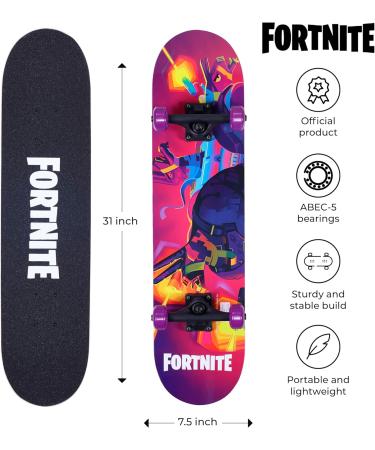 Group Blasters  31 Skateboard - 9-Ply Maple Desk Skateboard for Cruising, Carving, Tricks, and Downhill - Buy Online on GoSupps.com