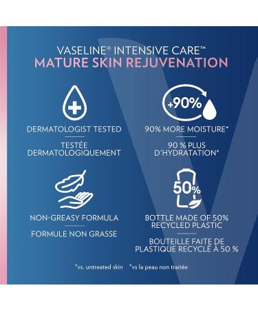 Vaseline Intensive Care Mature Skin Rejuvenation Body Lotion 600ml - Nourish & Hydrate Your Skin | Buy Internationally - Buy Online on GoSupps.com