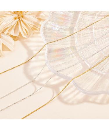 Niceneeded 4 Stripes Metal Nail Art Chains 3D Gold & Silver Nail Jewelry for Manicure Nail Decoration & DIY | Premium Nail Art Studs with Box - Buy Online on GoSupps.com