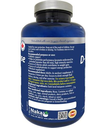 Naka Platinum D-Mannose 2 000 mcg Supports Urinary Tract Health 150 g BONUS SIZE (100+50 FREE) - Buy Online on GoSupps.com