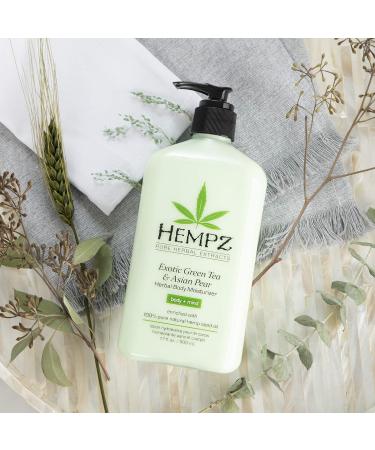 Hempz Green Tea & Asian Pear Body Moisturizer 17 oz Pump (500ml) - Pack of 2 - Buy Online on GoSupps.com