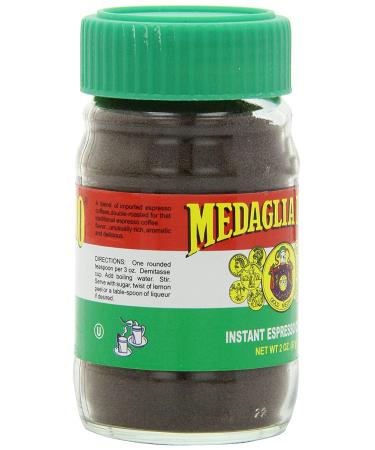 Medaglia D'Oro Espresso Style Instant Coffee 2oz (12 Pack) - Buy Online on GoSupps.com