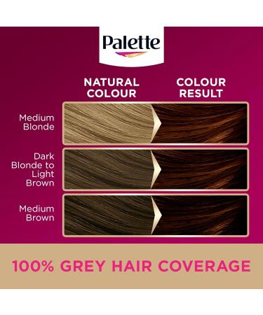  Palette Palette Deluxe Creme Hair Color 5-68 Golden Brown Permanent Hair Color Long Lasting Hair Color with Moisture Retention Treatment and 100% Grey Coverage - Buy Online on GoSupps.com