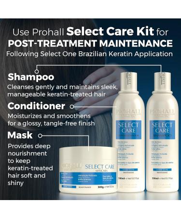 Prohall Cosmetic Select Care Hair Shampoo - Hydrating Shampoo for Dry Hair Reduces Frizz Improves Elasticity & Softness - 10.1 FLOz - International Shipping Available - Buy Online on GoSupps.com