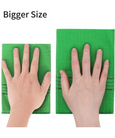 Molain 8Pcs Korean Exfoliating Bath Washcloth Set - Large Size Reusable Viscose Rayon Towel for Body Scrub and Shower - Premium Asian Exfoliating Mitts - Buy Online on GoSupps.com