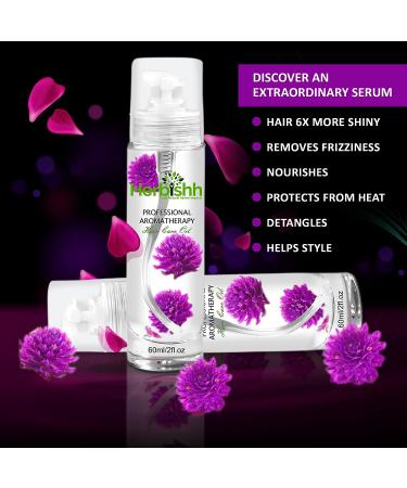 Herbishh Essential Care Flower Hair Oil - Organic Formula for Dry, Damaged Hair - Premium Quality, 24hr Lasting Fragrance - Buy Online on GoSupps.com