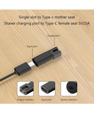 ZBIianxer Professional Type C Power Adapter Charger - Replacement Charging Head for Shaver - Universal Type C Shaver Charger Adapter - Buy Online on GoSupps.com
