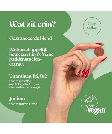 Lions Mane Gummies 2500mg Sugar Free 1 Month Supply with Vitamin B6 B12 Alternative to Lions Mane Tablets Hericium Erinaceus Wig fungus Nootropic Novomins - Buy Online on GoSupps.com