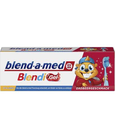 Buy Blend-a-med Blendi Gel Children's Toothpaste - Strawberry Flavor Pack of 6 (6 x 50 ml) | International Shipping - Buy Online on GoSupps.com