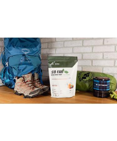 Infinit Nutrition Go Far Endurance Fuel + Plant Protein - All-in-one 280 Calories Per Serving Vegan Sport Hydration Drink Mix - No Gels Bars or Salt Pills Natural Carbs Electrolytes - Fruit Punch - Buy Online on GoSupps.com