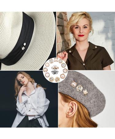 35 Pcs Double Faux Pearl Brooch Set for Women - Fashion Cover Up Buttons & Clothing Decoration Accessory - Buy Online on GoSupps.com