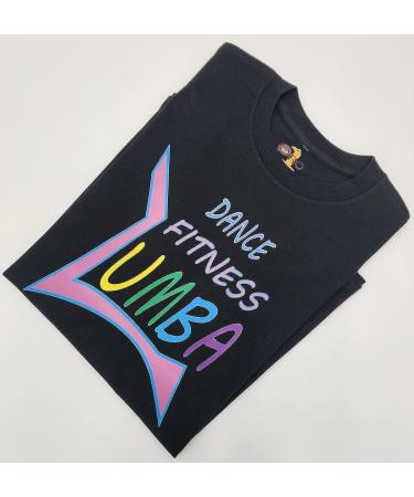 Zumba Dance Floor-Ready T-Shirt for Women | Gym Perfect & Fun Fitness Gift - Small Black - Buy Online on GoSupps.com