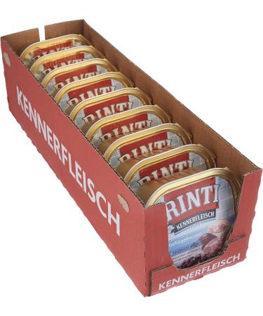 RINTI Kennerfleisch Poultry Hearts + Pasta | 9 x 300g | Premium Pet Food for Dogs | International Shipping Available - Buy Online on GoSupps.com
