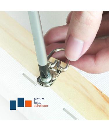 D Ring Picture Hangers with Screws - 100 Pack - Bulk D Rings - Pro Quality d-Rings - Picture Hang Solutions - Buy Online on GoSupps.com
