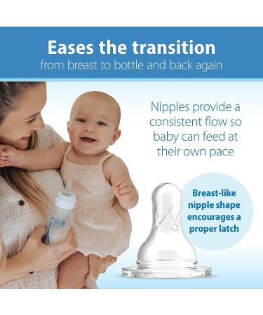 Dr. Brown's Natural Flow Narrow Nipple Transition Level T - 6pk - 0m - Buy Online on GoSupps.com