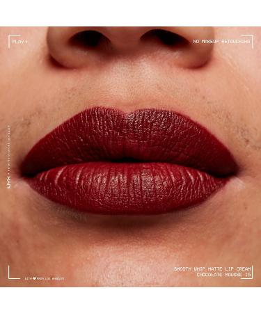 NYX Smooth Whip Matte Lip Cream - Chocolate Mousse (Deep Red Brown) | Long-Lasting, Vegan Liquid Lipstick - Buy Online on GoSupps.com