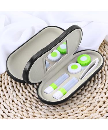 ROSENICE 2-in-1 Contact Lens Case - Dual Use Portable Travel Kit (Black) for Home & On-the-Go - Buy Online on GoSupps.com
