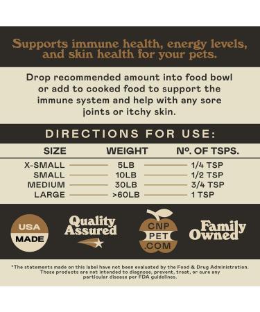 Complete Natural Products Organic Chaga Mushroom Powder for Pets Immune Support & Joint Health - 4oz - Buy Online on GoSupps.com