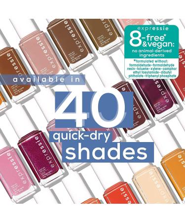 Expressie Quick Dry Vegan Nail Polish Set - Black & Gray Shades - 0.33 oz each - Buy Online on GoSupps.com