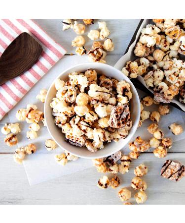 Thinful Chocolately Drizzle Gourmet Popcorn & Pretzel Snack Mix, Low-Calorie & Low-Sugar Treat with Stevia Blend - 3-Pack (13.5 oz) - Buy Online on GoSupps.com